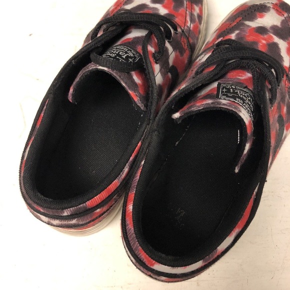 Nike SB Stefan Janoski Premium Red/Blk/Wht Skateboard‎ Sneakers Youth Size 7 - Picture 7 of 9